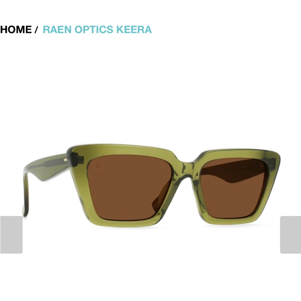RAEN Optics Keera Sunglasses - Olive Green and Brown
